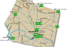 Calhoun Region Map
