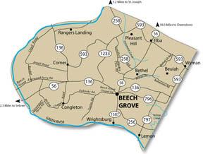 Beech Grove Map