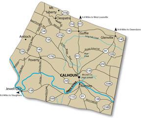 Calhoun Map