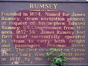 Rumsey Historical Marker.
